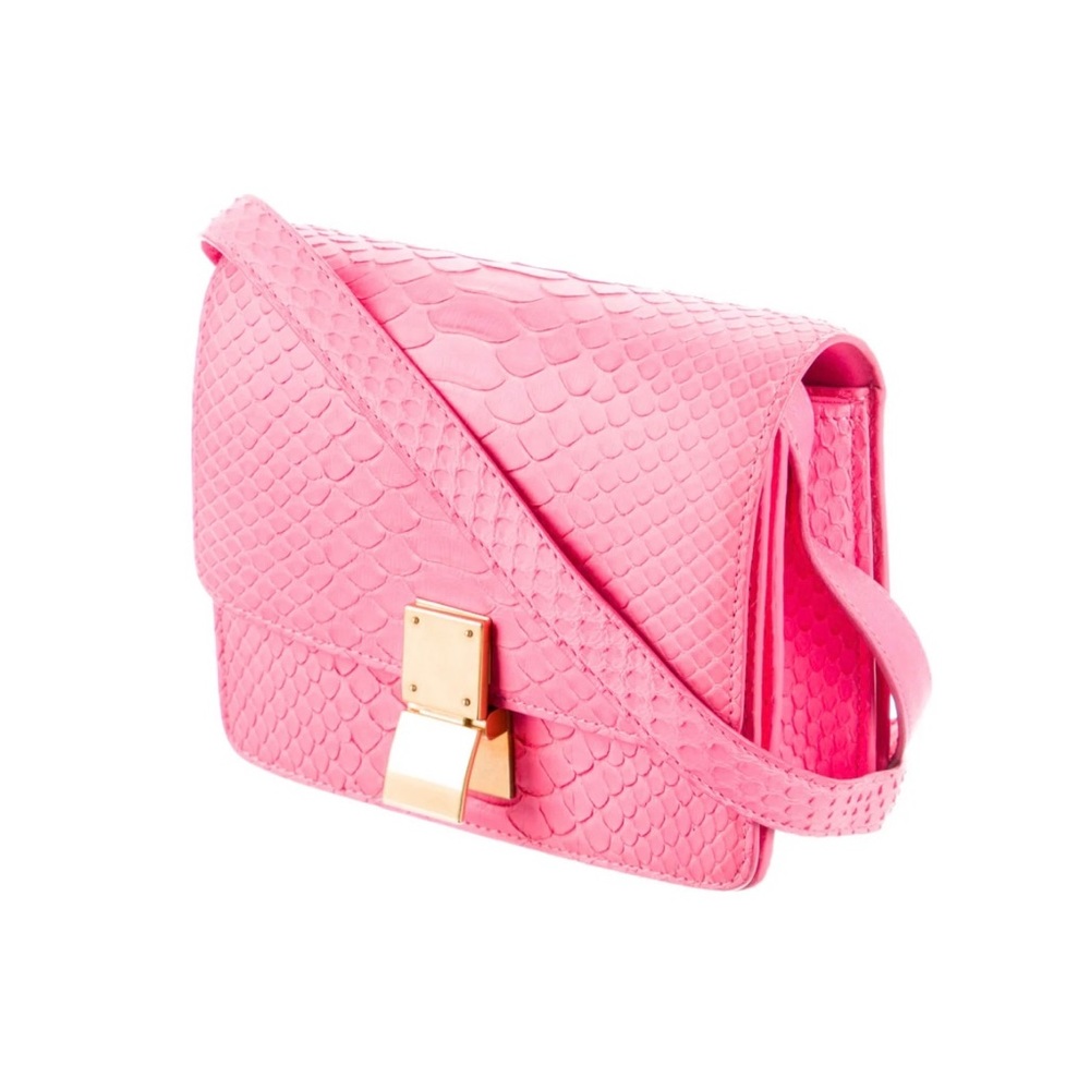 Celine Python Shoulder Strap And Crossbody Bag In… - image 4